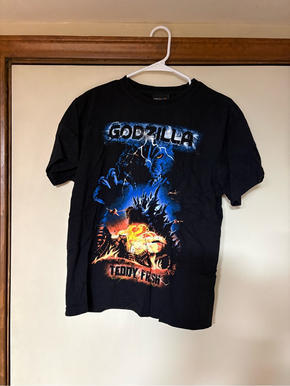 Teddy Fresh Black Godzilla Tee